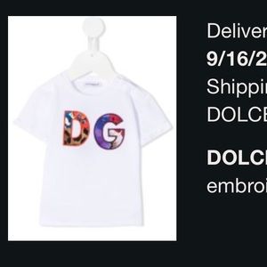 White kids Dolce & Gabbana Shirt